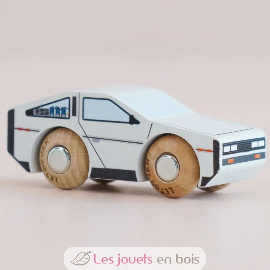 Voiture en bois Dexter No 23 grise - Le Toy Van