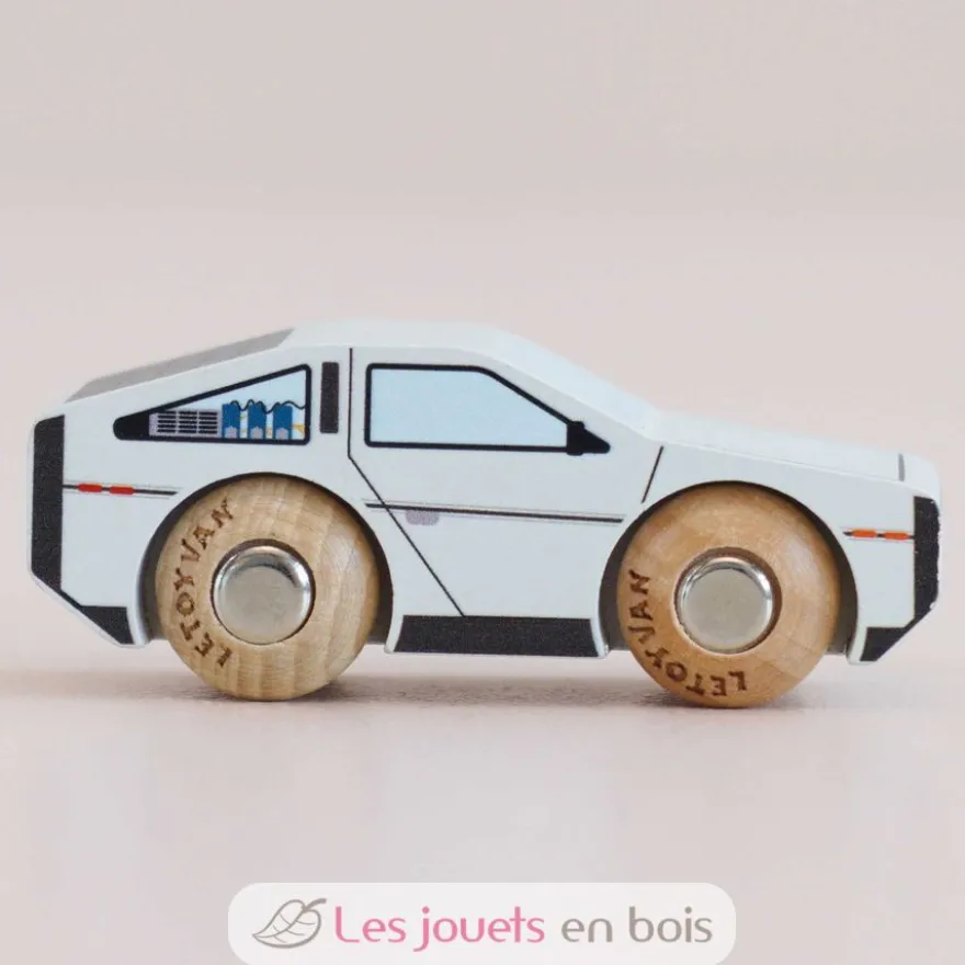 Voiture en bois Dexter No 23 grise - Le Toy Van