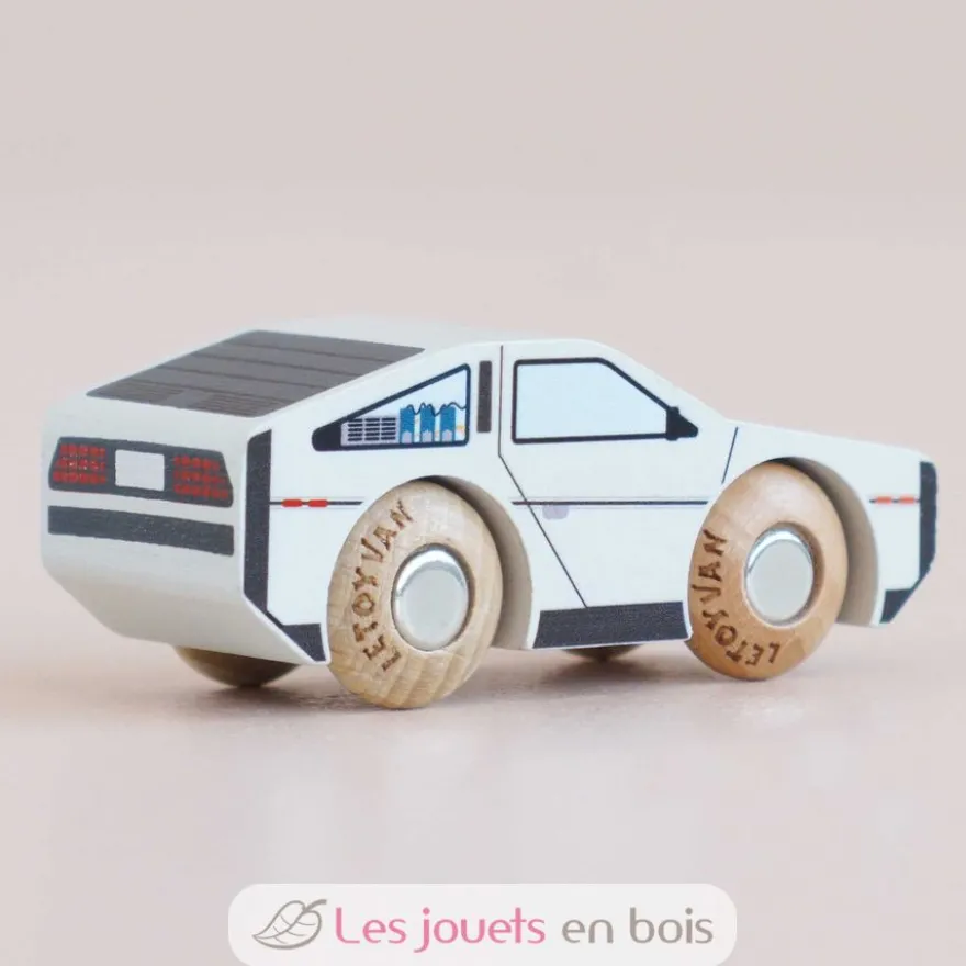 Voiture en bois Dexter No 23 grise - Le Toy Van