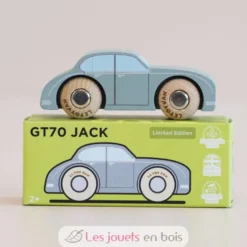 Voiture en bois Jack No 12 grise - Le Toy Van