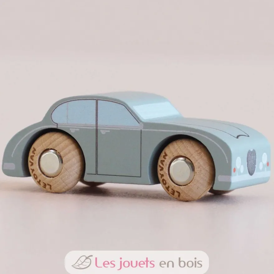 Voiture en bois Jack No 12 grise - Le Toy Van