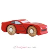 Voiture en bois Jasper No 18 rouge - Le Toy Van