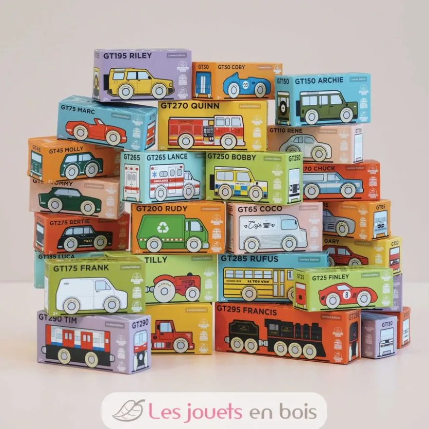 Voiture en bois Jasper No 18 rouge - Le Toy Van