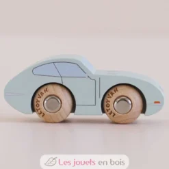 Voiture en bois Jude No 2 bleue claire - Le Toy Van