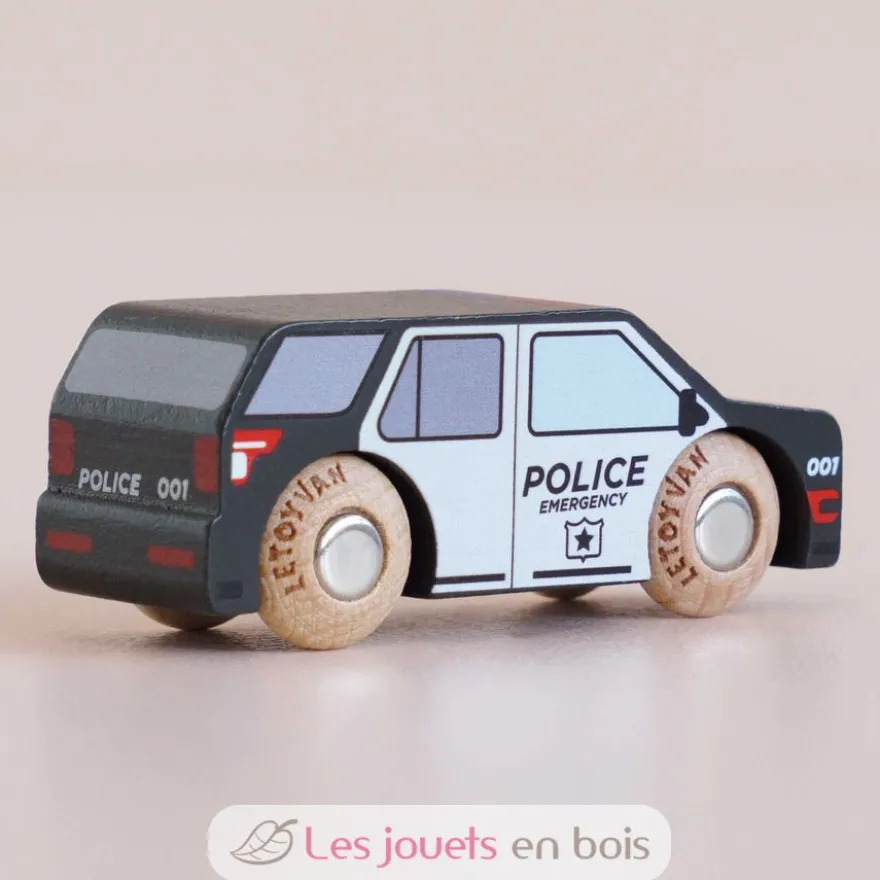 Voiture en bois Liberty No 42 noire - Le Toy Van