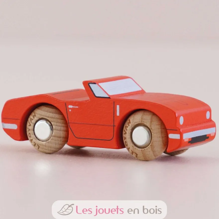 Voiture en bois Marc No 13 rouge - Le Toy Van