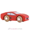 Voiture en bois Marco No 25 rouge - Le Toy Van