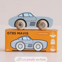 Voiture en bois Mavis No 15 grise - Le Toy Van
