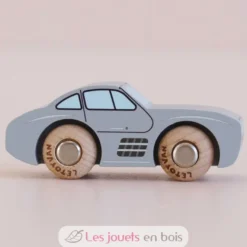 Voiture en bois Mavis No 15 grise - Le Toy Van