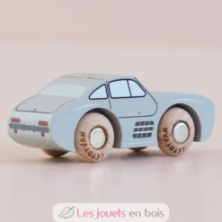 Voiture en bois Mavis No 15 grise - Le Toy Van