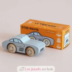 Voiture en bois Mavis No 15 grise - Le Toy Van