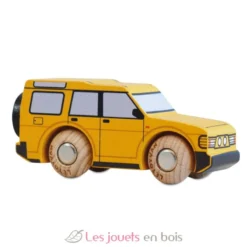 Voiture en bois Riley No 35 jaune - Le Toy Van