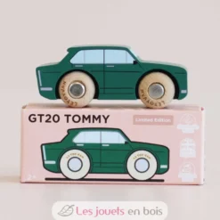 Voiture en bois Tommy No 3 verte - Le Toy Van