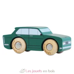 Voiture en bois Tommy No 3 verte - Le Toy Van