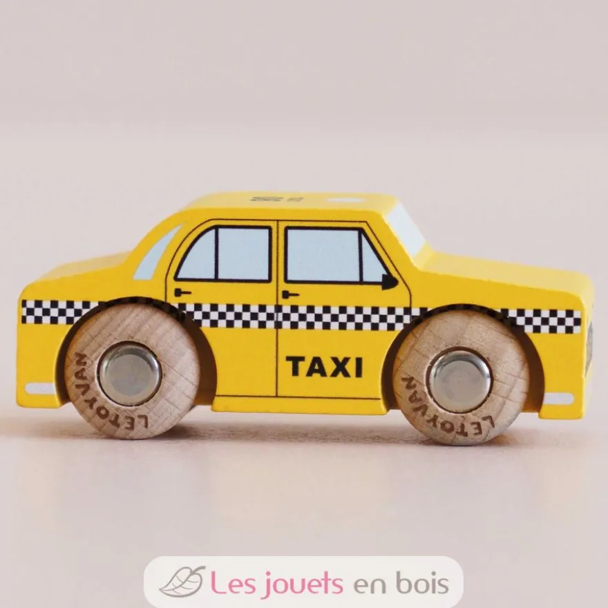 Voiture en bois Trixie No 39 jaune - Le Toy Van