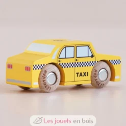Voiture en bois Trixie No 39 jaune - Le Toy Van