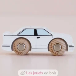 Voiture en bois William No 21 blanche - Le Toy Van