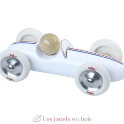 Voiture Grand Prix vintage MM blanche - Vilac