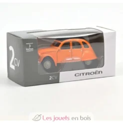 Voiture miniature Citroën 2CV 1978 orange mandarine 1:54 - Norev