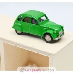 Voiture miniature Citroën 2CV 6 spécial 1979 vert bambou 1:54 - Norev