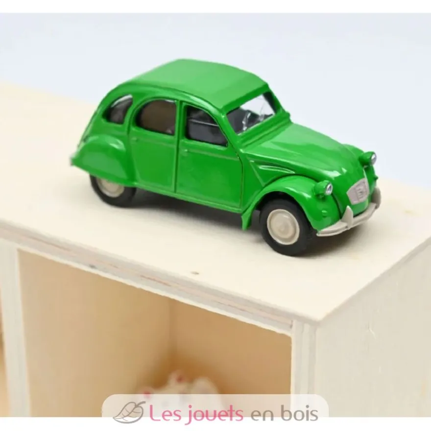 Voiture miniature Citroën 2CV 6 spécial 1979 vert bambou 1:54 - Norev