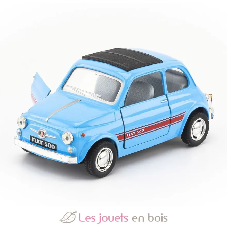 Voiture miniature Fiat 500 bleue - Ulysse