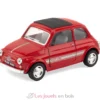 Voiture miniature Fiat 500 rouge - Ulysse