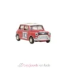 Voiture miniature Mini Cooper S 1964 rouge tartan 1:54 - Norev
