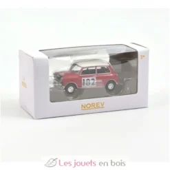 Voiture miniature Mini Cooper S 1964 rouge tartan 1:54 - Norev