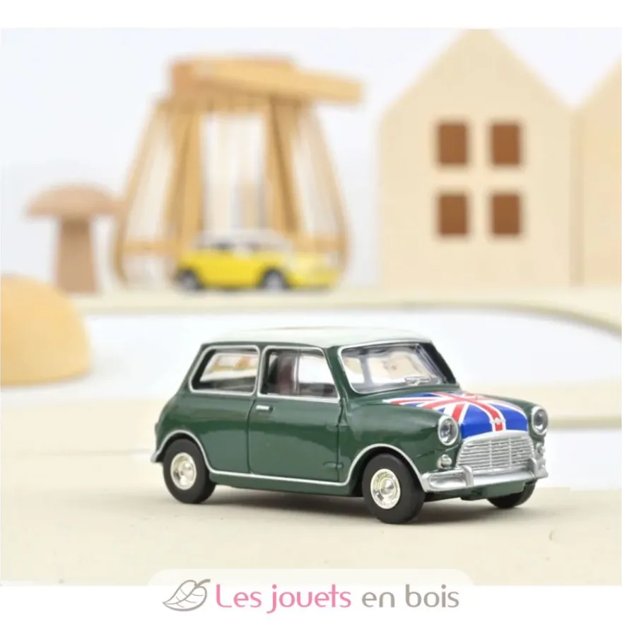 Voiture miniature Mini Cooper S 1964 vert amande 1:54 - Norev