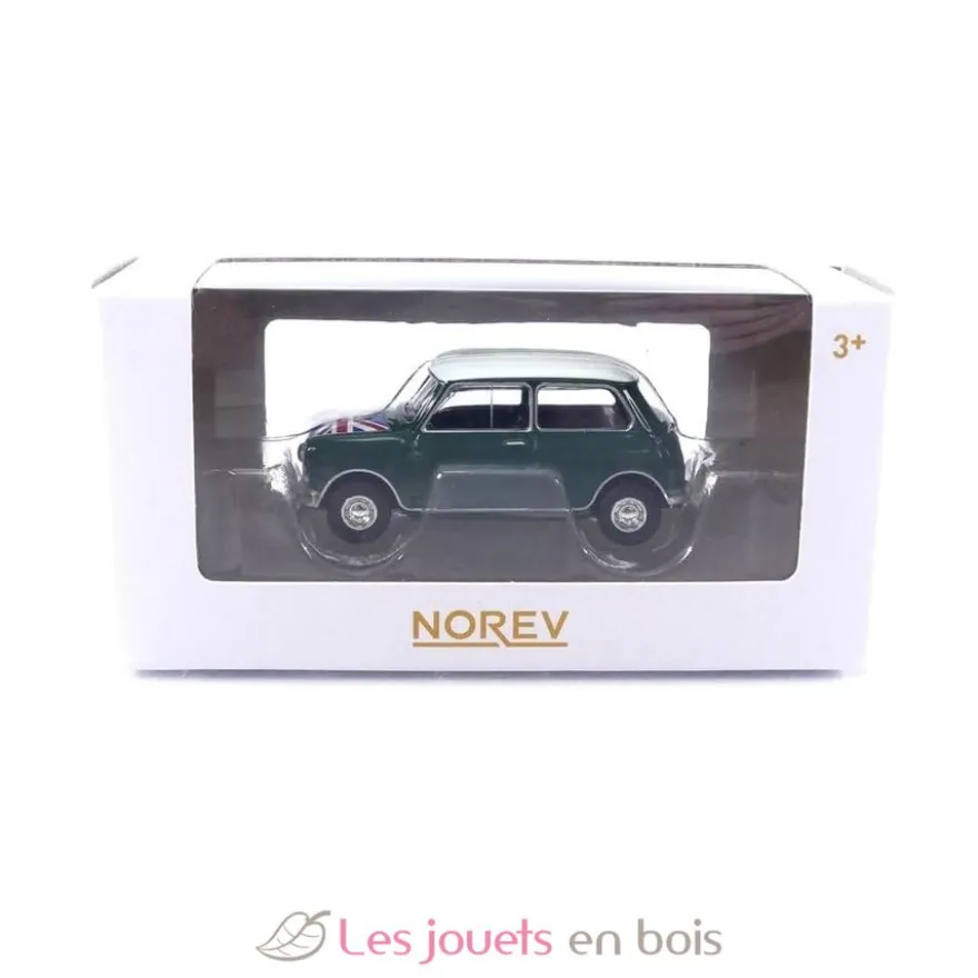 Voiture miniature Mini Cooper S 1964 vert amande 1:54 - Norev