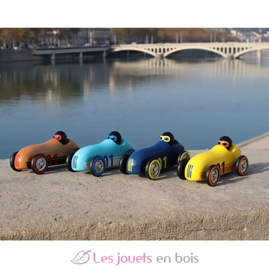 Voiture Old sport Compet’ bleu nuit - Vilac