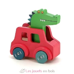 Voiture pouet pouet Crocodile rouge - Vilac
