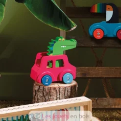 Voiture pouet pouet Crocodile rouge - Vilac
