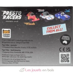 Voiture Presto Racers Ace blanc - Métal et plastique - Tiger Tribe