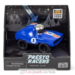Voiture Presto Racers Jet bleu - Métal et plastique - Tiger Tribe