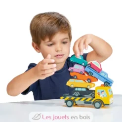 Voitures à empiler multicolores - Tender Leaf Toys