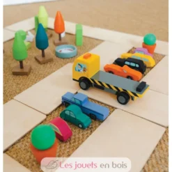 Voitures à empiler multicolores - Tender Leaf Toys