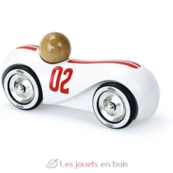 Voiture Streamline vintage blanche - Vilac