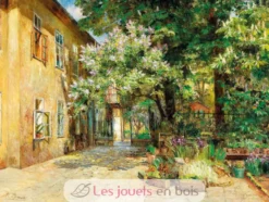Vue de la cour d'Egner - Puzzle Michèle Wilson