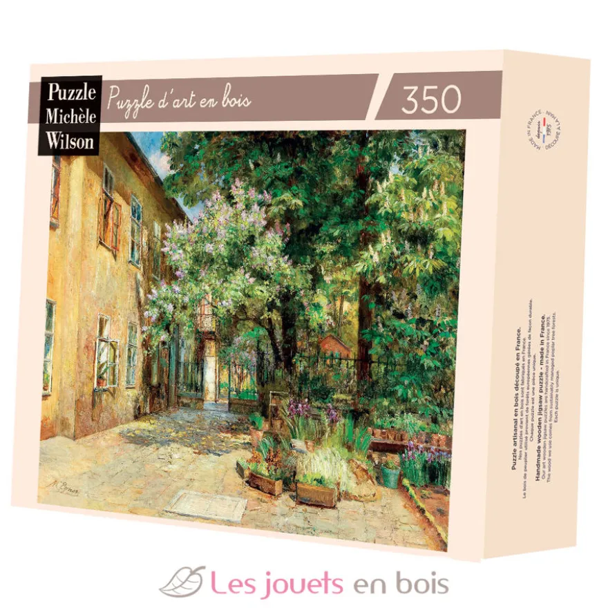 Vue de la cour d'Egner - Puzzle Michèle Wilson