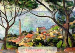 Vue sur l'Estaque de Paul Cézanne - Puzzle Michèle Wilson