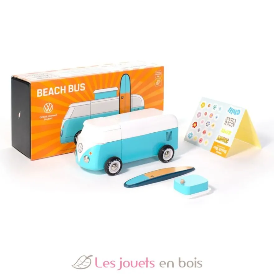 VW Beach Bus bleu océan - Candylab
