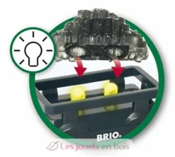 Wagon lumineux chargé d’or - Brio