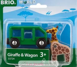 Wagon transporteur de girafe - Brio