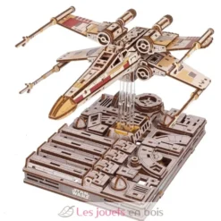 X-Wing de Luke Skywalker - Puzzle 3D mécanique en bois - Ugears