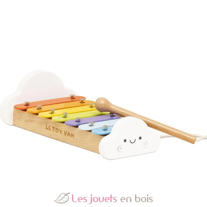 Xylophone arc-en-ciel en bois et métal - Le Toy Van