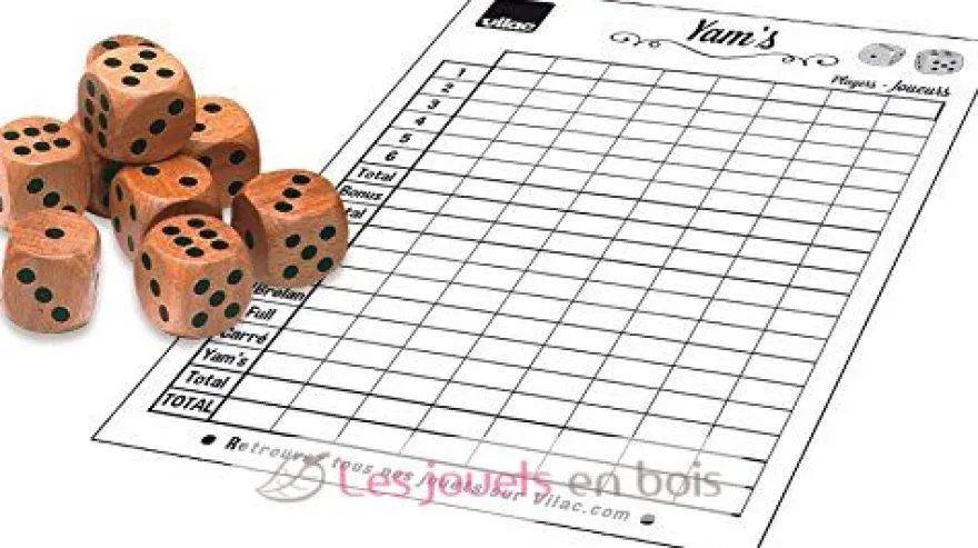 Yam's, jeu de dés - Vilac